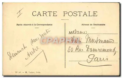 Dole — Monumento a Louis Pasteur (nascido em Dole em 1822) — H. Ledun, Dole — Verso