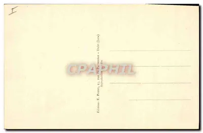 Dole (Jura) - Pátio da Casa Natal de Pasteur — Éditions E. Proret, Dole — Verso