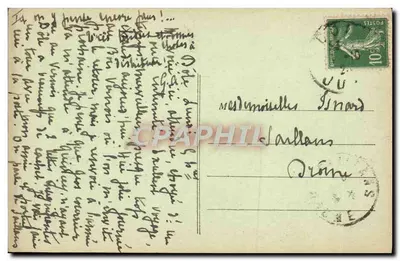 Dole (Jura) — Beeld van Pasteur — Edit. en Cluché Karrer — Achterkant