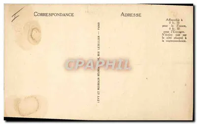 Paris — Hospital Pasteur — editor LL, n° 3329 — Verso
