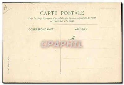 Mercado de flores em Pequim — D'après a aquarela de M. L. Sabattier — Messageries Maritimes — Verso