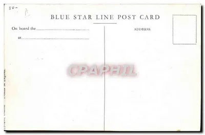 O navio de passageiros Australia Star — Porto de Sydney — Blue Star Line — Verso