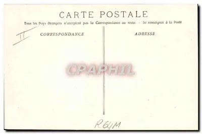Marseille - Jacht w trakcie burzy — D'après R. Dumont-Duparc, malarz morski — Fototypia E. Lacombe, Marseille — Rewers