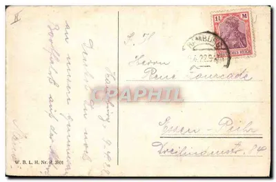 Hamburg — Hafenstimmung — W. B. L. H. Nr. R. 3801 — Rewers