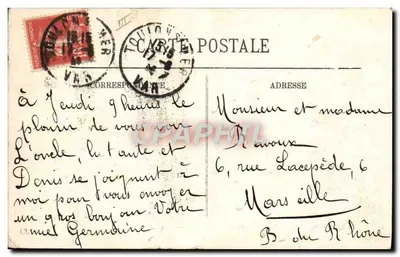 A catástrofe do encouraçado "Liberté" — 25 de setembro de 1911 — LL. — Verso