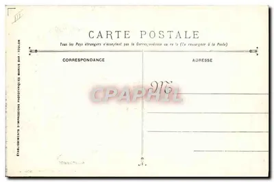 Catastrofe do encouraçado LIBERTÉ — 25 Setembro 1911 — Estabelecimentos de Impressões Fotográficas Marius Bar - Toulon — Verso