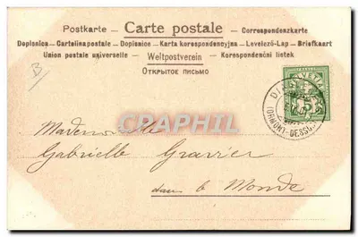 Frau in Abendkleid mit Geldrollen — Verlag E. Schivaz, n° 2 — Rückseite