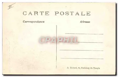 Bateria de artilharia francesa de 75 em ação — A Grande Guerra 1914-15 — nas proximidades de ARRAS — A.R. — n° 169 — Verso