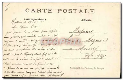 Batteria d'artiglieria francese da 75 in azione — La Grande Guerra 1914-15 sul fronte nei dintorni di ARRAS — A. R. n°169 — Verso