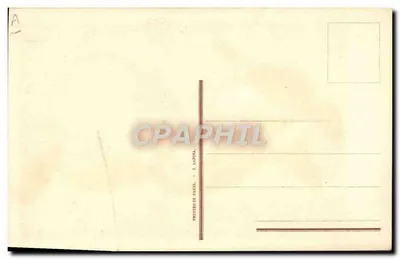 Dziecko w gnieździe ptaka — nocna scena z latarnią — wydawca L. Lanta, nr 2667 — Rewers