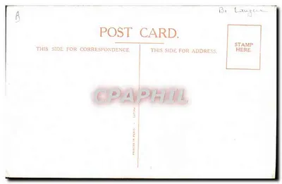Niño enviando deseos de buen año — Impreso por B. Laugier en París — N° 7947 — Reverso