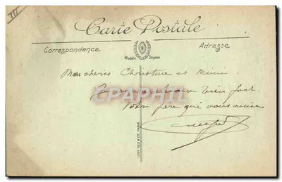 Typen van Auvergne — La Bourrée — LL. — Achterkant