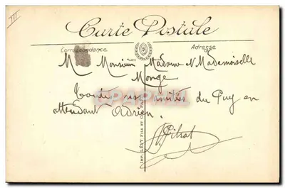 Dança tradicional — A Bourrèrio d'Aubergno — Imp. Lévy Fils et Cie, Paris — Verso