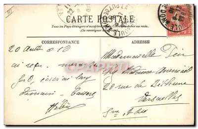 Typy z Auvergne — La Bourrée — LL. — Rewers