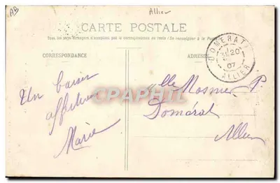 Fileuse Bourbonnaise — St-Gérard-le-Puy — Beguin fils, wyd. nr 92 — Rewers