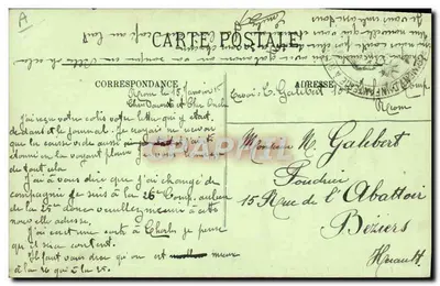 Auvergne — Wnętrze domu auvergaskiego — LL. n°11 — Rewers