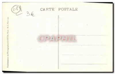 Théoule — Skaliste wybrzeże, brzeg morza — Trasa Corniche d'Or z Cannes do St-Raphaël — Wydawnictwo Gilletts — Rewers