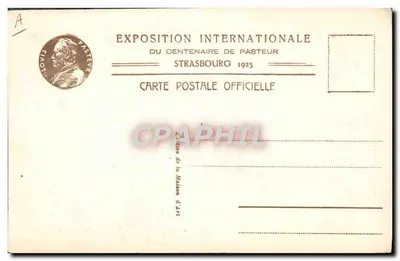 Il Kuppelhof — Ultima abitazione di L. Pasteur a Strasburgo — Edizione della Maison d'Art — Verso