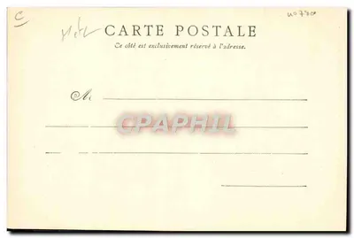 Saumur — Último Convidado ou o Almoço Interrompido — Fr. Voelcker, foto. Saumur, depositado, aparelho Guerz-Ahlsschutz — Verso