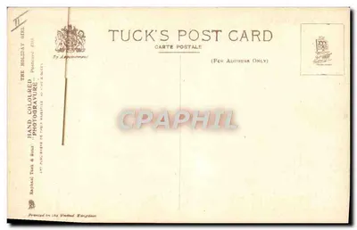 Jovem mulher em maiô lendo um livro — Tuck & Sons, série 'The Holiday Girl' n° 4153 — Verso