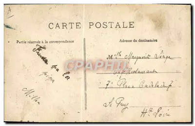 O calção conjugal nas cocheras! — caricatura de um homem com um cavalo — desenho de André Savage — Verso