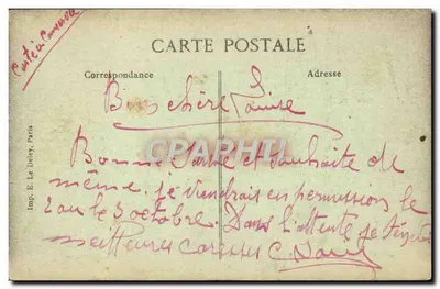 Madagascar — Een doop bij een 75 — Coll. A. B. Serie Oorlog 1914-17 — Achterkant