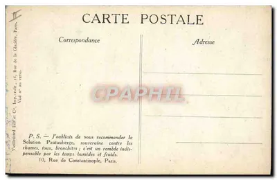 Obus de 420 — Museu dos Invalidos — Coleção da Solução Pautauberge — Verso