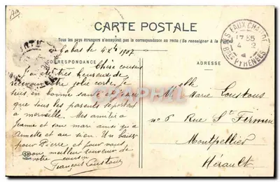 Jovem Mulher Orbaloise — Fototipia Labouche Frères Toulouse — n°161 — Verso