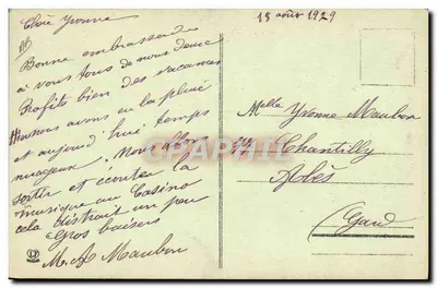 Jedna Bethmalaïska — Typy Pyreńskie (1. seria) — Wydawca Labouche, Toulouse, nr 306 — Rewers