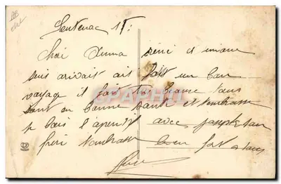 Massatoise (Liadoune) — kobieta w stroju tradycyjnym — autotypy Labouche Frères, Toulouse, nr 169 bis — Rewers