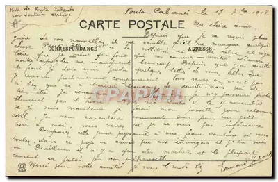 Kobieta w stroju bethmalaiskim w Louriol — Pyrenées (3. seria) — Fototypia Labouche Frères, Toulouse, nr 306 — Rewers