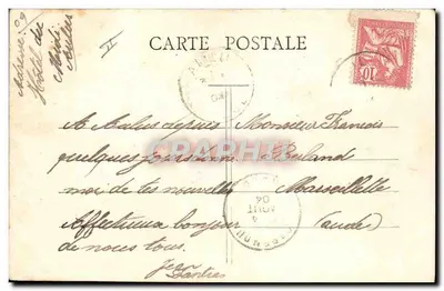 Młoda kobieta z Bethmale — Pyreneje Ariégeoises — Offield Mitchell, Phototype, Foix — Rewers