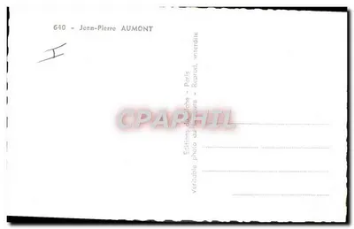 Jean-Pierre Aumont — retrato — Edições do Globo, n°640 — Verso