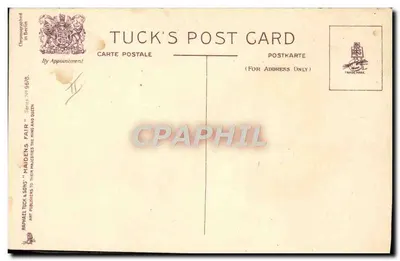 Maiden of modest grace — Thomson — Tuck's Post Card, série 110 — Verso