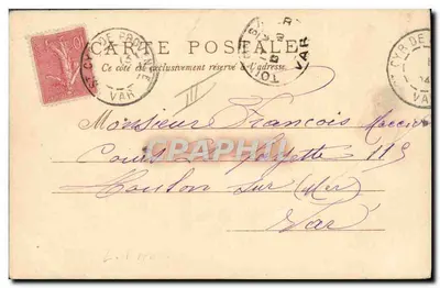 Carte postale humoristique — Un bourgeois à la famille — éditée par L. Maugeray, Série 174 — Verso