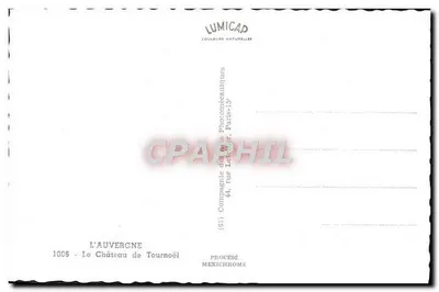 Zamek Tournœil — Auvergne — Lumicad — Rewers