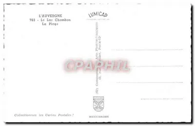 Lago Chambon — A Praia — LUMICAP — Verso