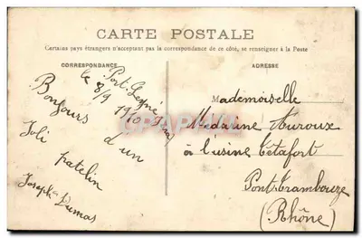 Wycieczka do Hérisson — Le Saul Girard — wydawca Girard, nr 4783 — Rewers