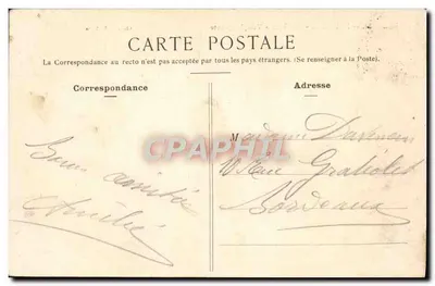 Bourdes — Bazylika — Widok z góry — Cliché L. M. Paryż — Rewers