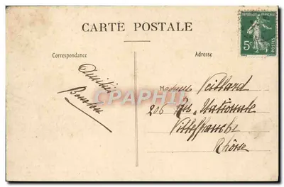 Święty Cury z Ars, błogosławiających chorych i wyleczających ich w swoim przejściu, od 1818 do 1859 — Vernu, fot. Ars (Ain) — Rewers