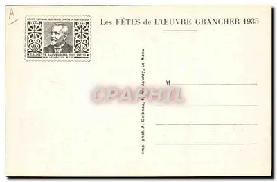 Sanatório de Parigné-l'Évêque (Sarthe) — Chegada ao Sanatório — Associação de Higiene Social e Preservação Antituberculosa da Sarthe — Verso