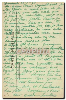 Sanatório de Monbran — Refeitório — Fototipia Perrel, Agen — Verso