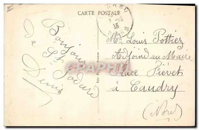 Sanatório de SAINT-JODARD (Loire) — Visão das Cura — Edit. P. Roanne — Verso