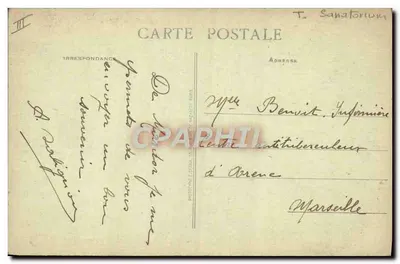 Sanatório de MARDOR — Fachada principal — Edição do Sanatório — Verso