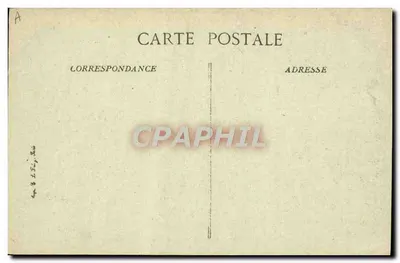 Sanatório d'Ormesson (S.-et-O.) — Um Quarto de Dormitório — Edição G. B. — Verso