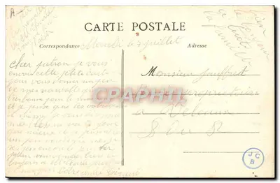Saumur - Escola de Cavalaria - Salto do grande muro - Au Breil — Robit, Edit., Saumur — Verso