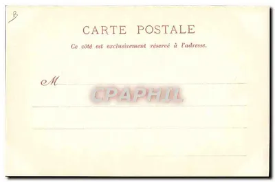 Saumur — Salto no rio em La Ronde — Editor C. Carlier, Saumur, Royer e Cie, Nancy — Verso