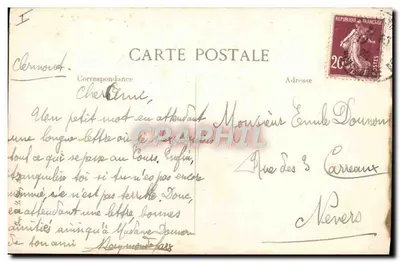 Le Havre — statek wypłynął do portu — wydawca B.L.D. — Rewers