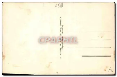 Marsella — Coronación de la Virgen de la Guardia. Salida del cortejo. — Reverso