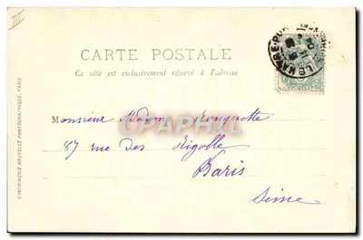 Le Havre — O Transatlântico "La Savoie" — LL. — Imprensa Fotográfica Nova, Paris — Verso